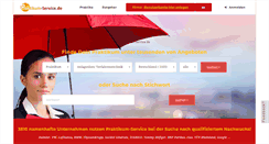 Desktop Screenshot of praktikum-service.de